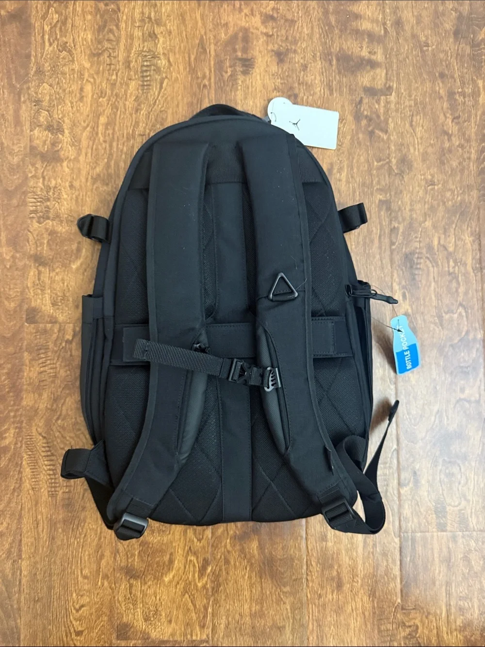Jordan Black Men's Travel Backpack with Padded Straps